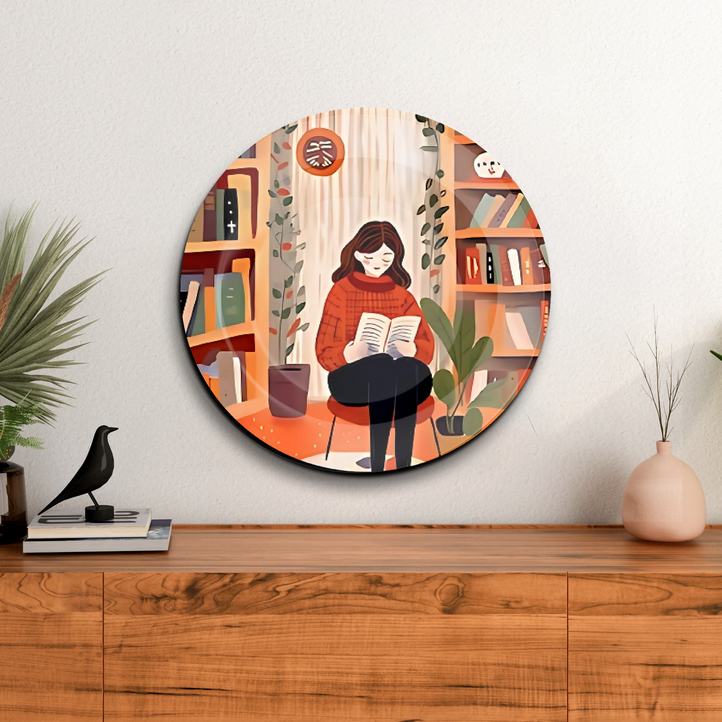 Home Library decorative wall plates