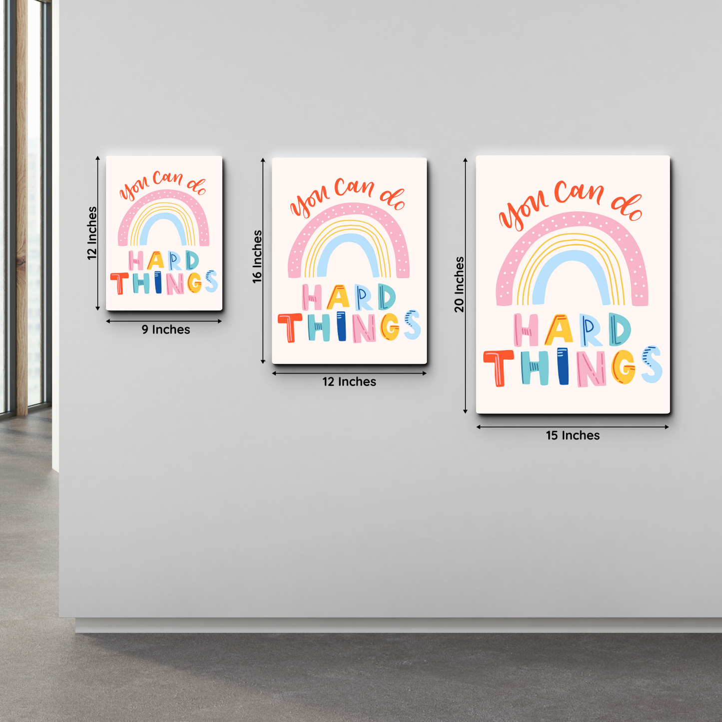 You Can Do Hard Things Wood Print Wall Art