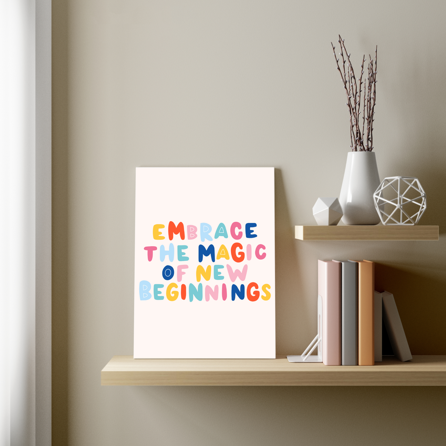 Embrace The Magic Wood Print Wall Art