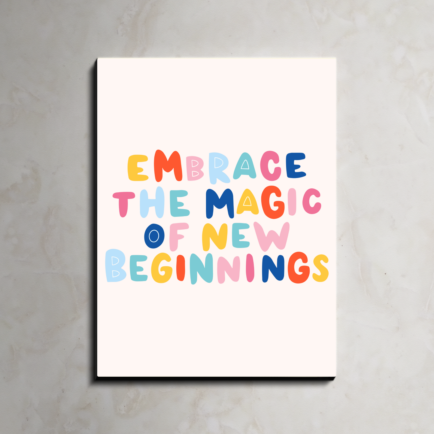 Embrace The Magic Wood Print Wall Art