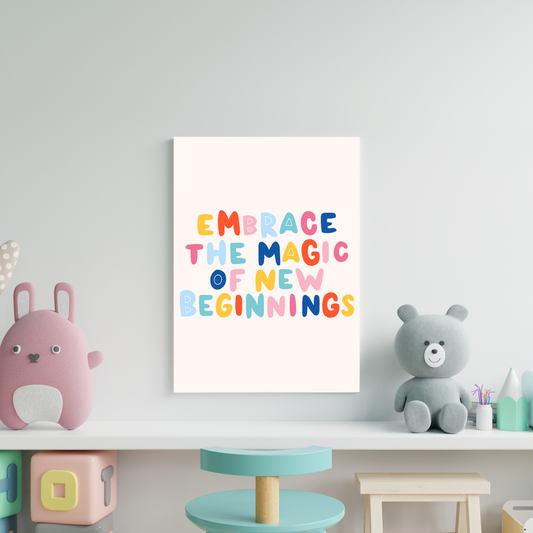 Embrace The Magic Wood Print Wall Art