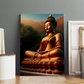 Buddha Meditating in Nature Wood Print Wall Art