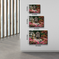 Buddha Meditating Statue in Nature Wood Print Wall Art