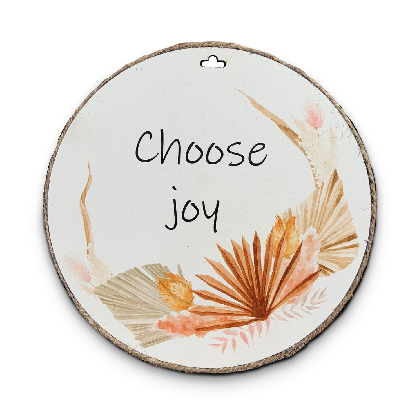 Choose Joy Wood Print Colorful Wall or Door Hanging