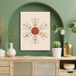 Geometric Boho Wood Print Wall Art