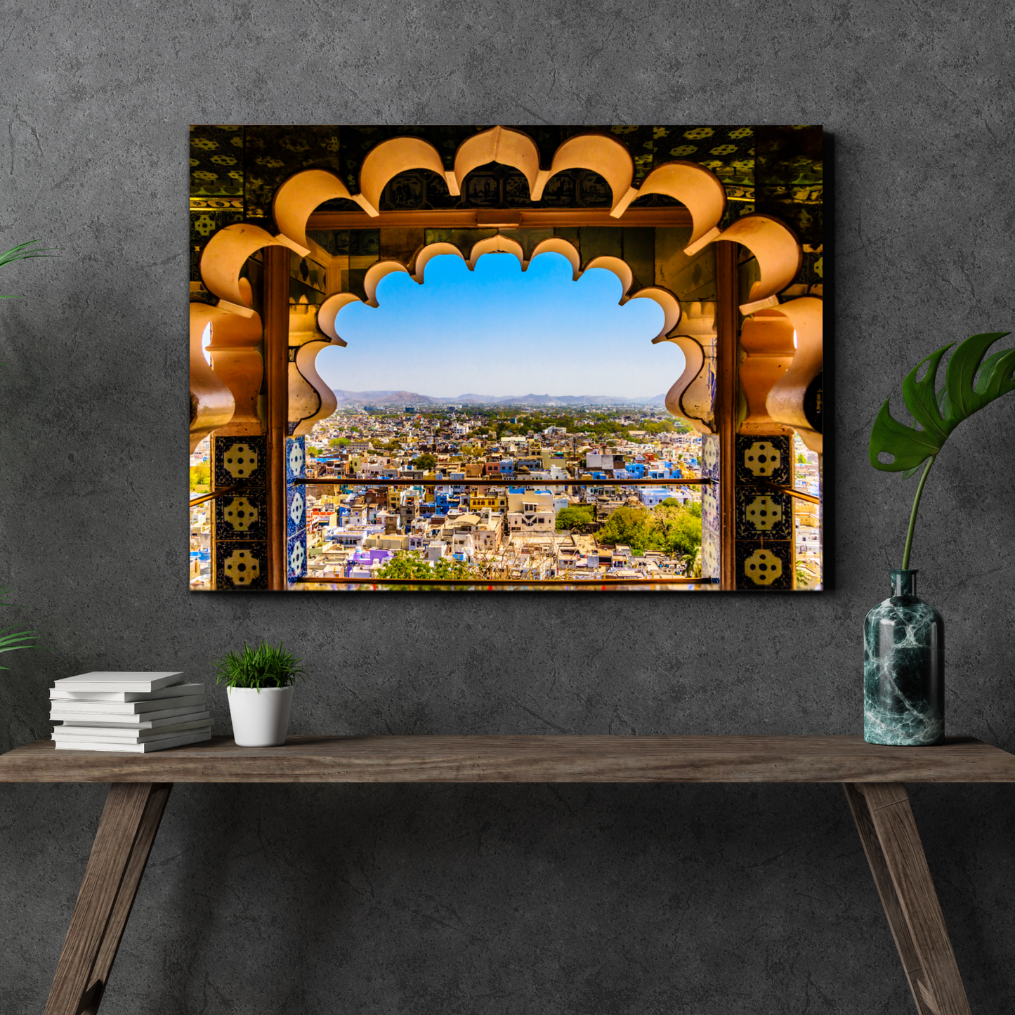 Udaipur City Palace Wood Print Wall Art