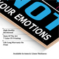 Trade Your Plan Not Emotions Wood Print Wall Art