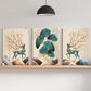 Nature Mural Wood Print Wall Art Set of 3
