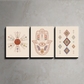 Hamsa Evil Eye Protector Wood Print Wall Art Set of 3