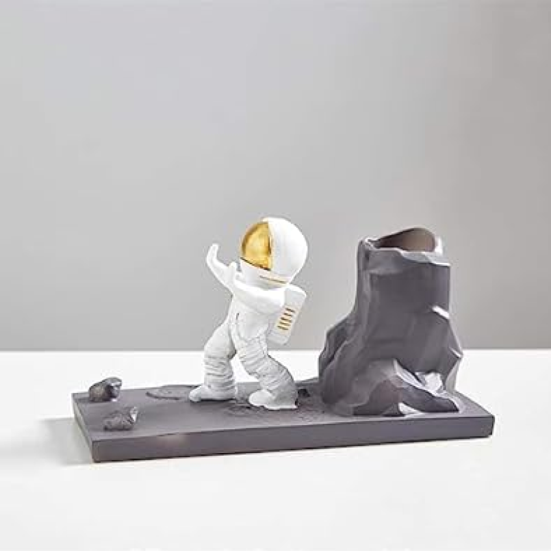 Astronaut Shape Mobile Stand with Pen Holder