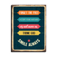 5 Daily Motivation Quote Vintage Wood Print Wall Art