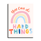 You Can Do Hard Things Wood Print Wall Art