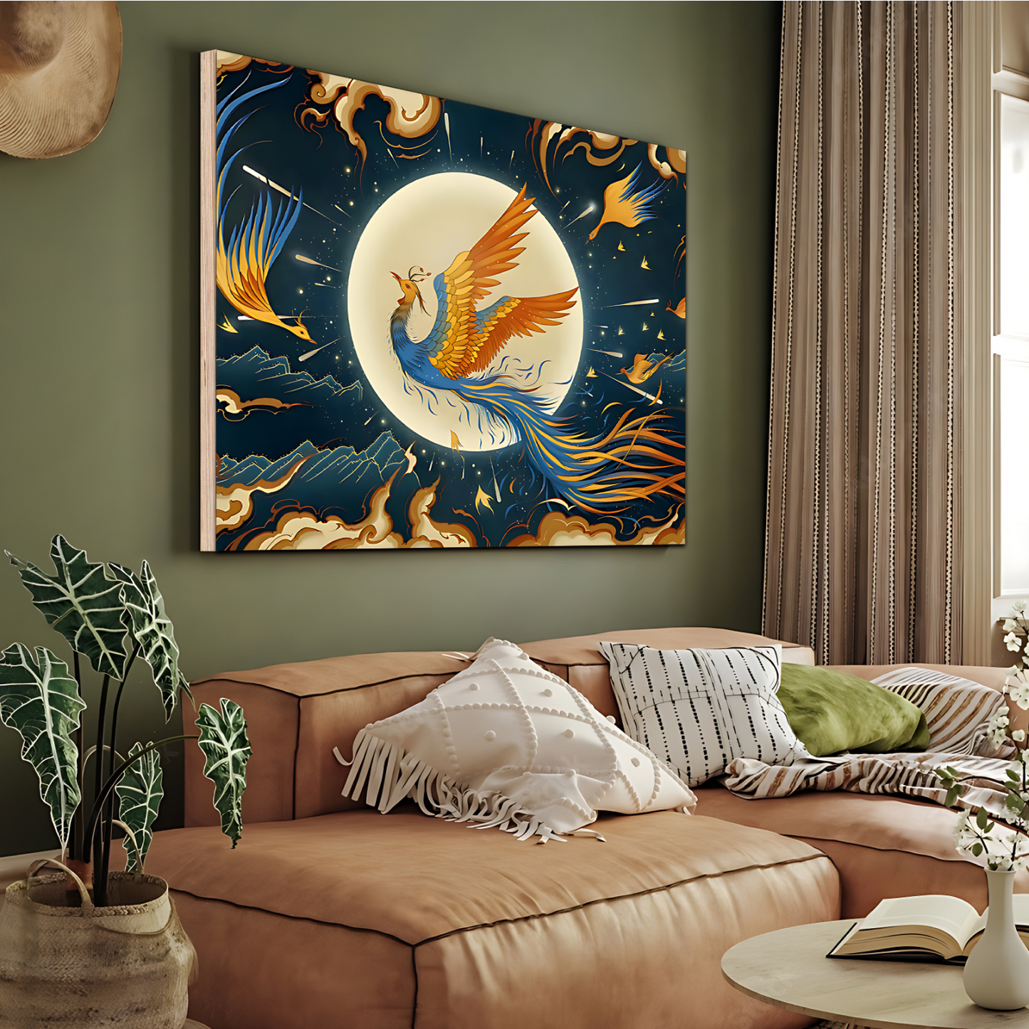 Phoenix Good Luck Wall Art Luxury Painting