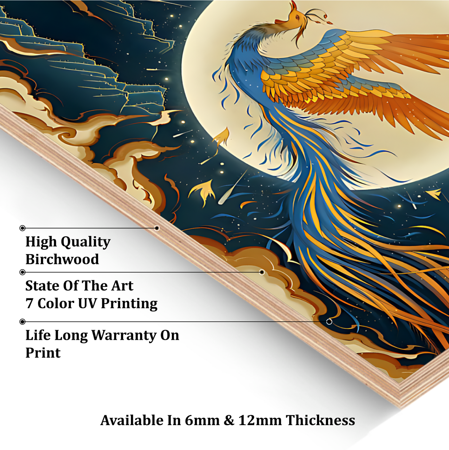 Phoenix Good Luck Wall Art Luxury Painting