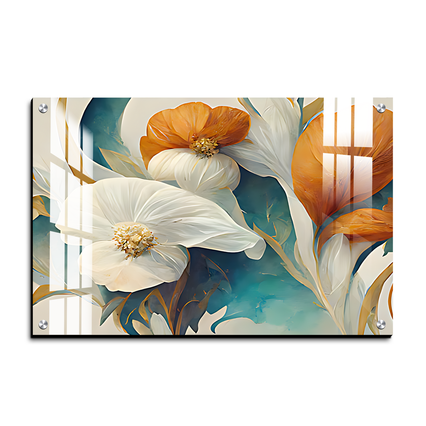 Colorful Flowers Luxury Wall Art Painting