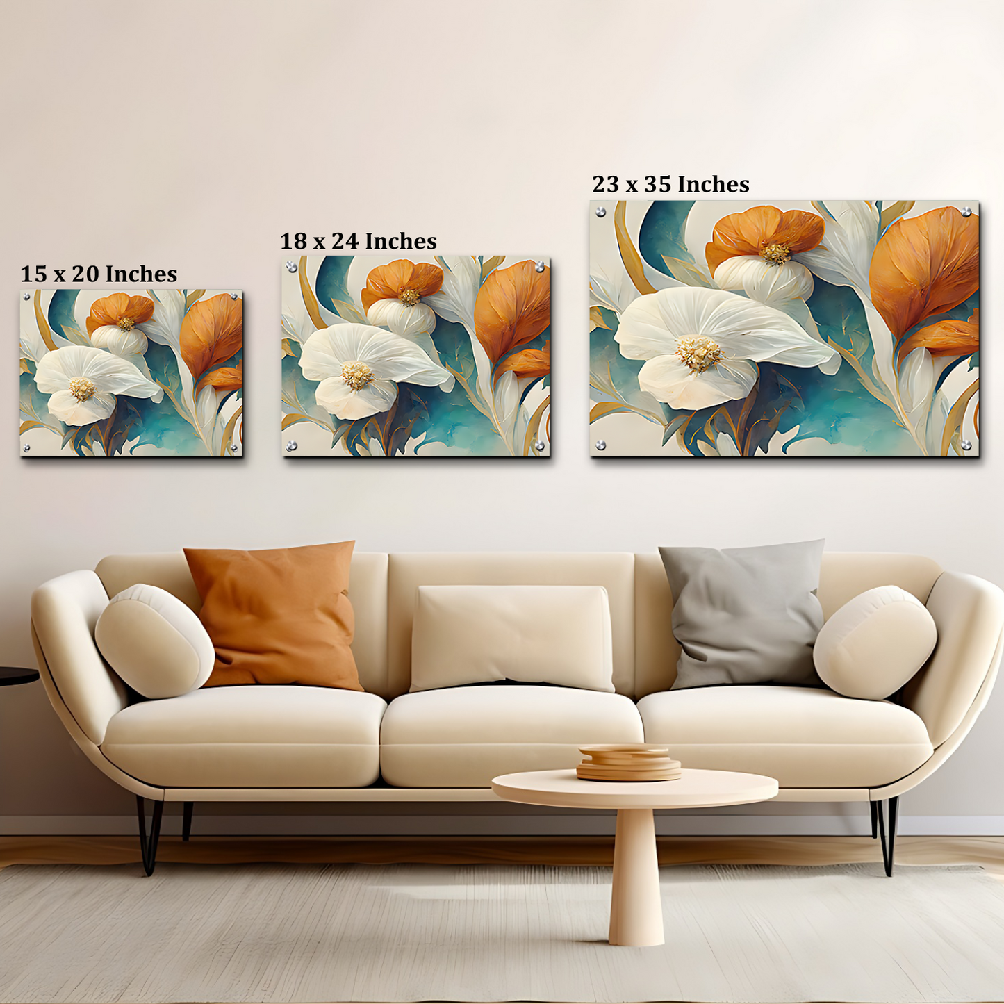 Colorful Flowers Luxury Wall Art Painting