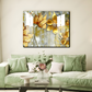 Flowers 3D Gold Art Luxury Wall Painting
