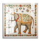 Elephant Wood Print Wall Art For Prosperity and Luck