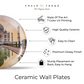 Taj Mahal Wall Plate Home Décor