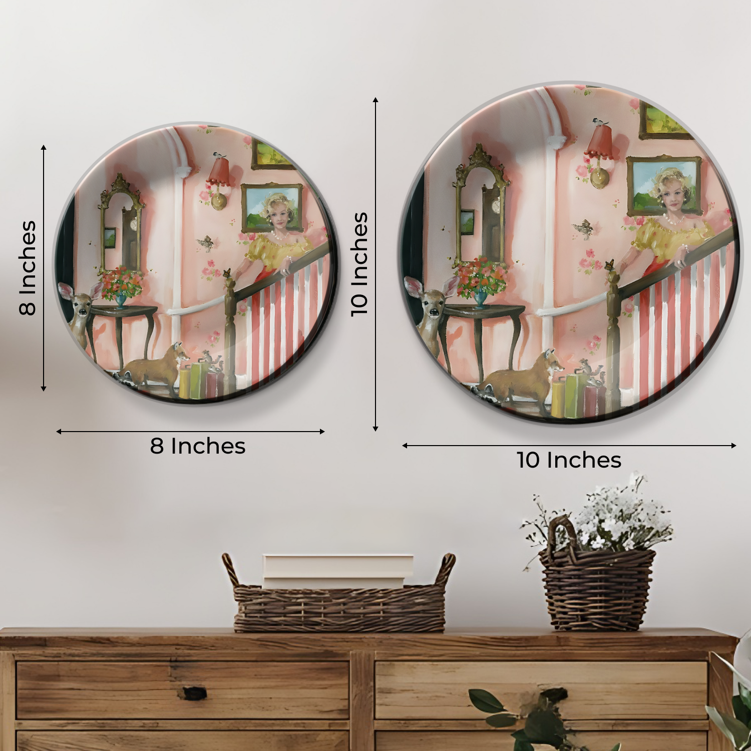 beautiful home ceramic hanging plates