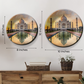 Set of 3 Indian Structure Wall Plates Décor