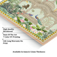 Royal Garden Luxury Wood Print Wall Art