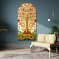 Tree Of Life Arch Shape Luxurious Wood Print Wall Art