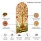 Tree Of Life Arch Shape Luxurious Wood Print Wall Art