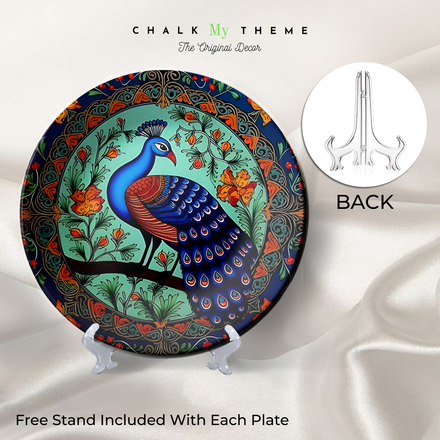 Peacock Wall Plate Vastu Home Décor