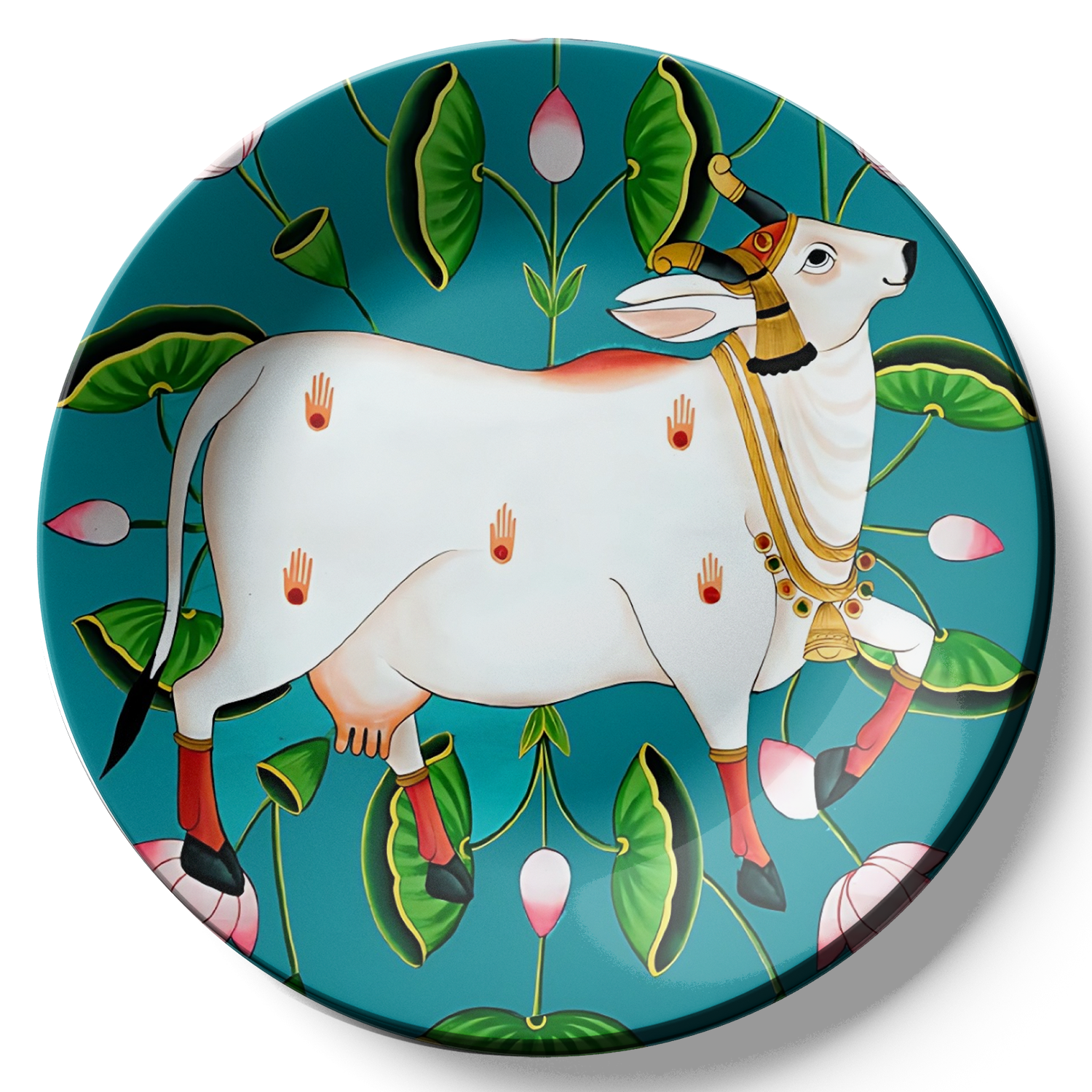 antique wall plates cow pichwai for home decor plate art