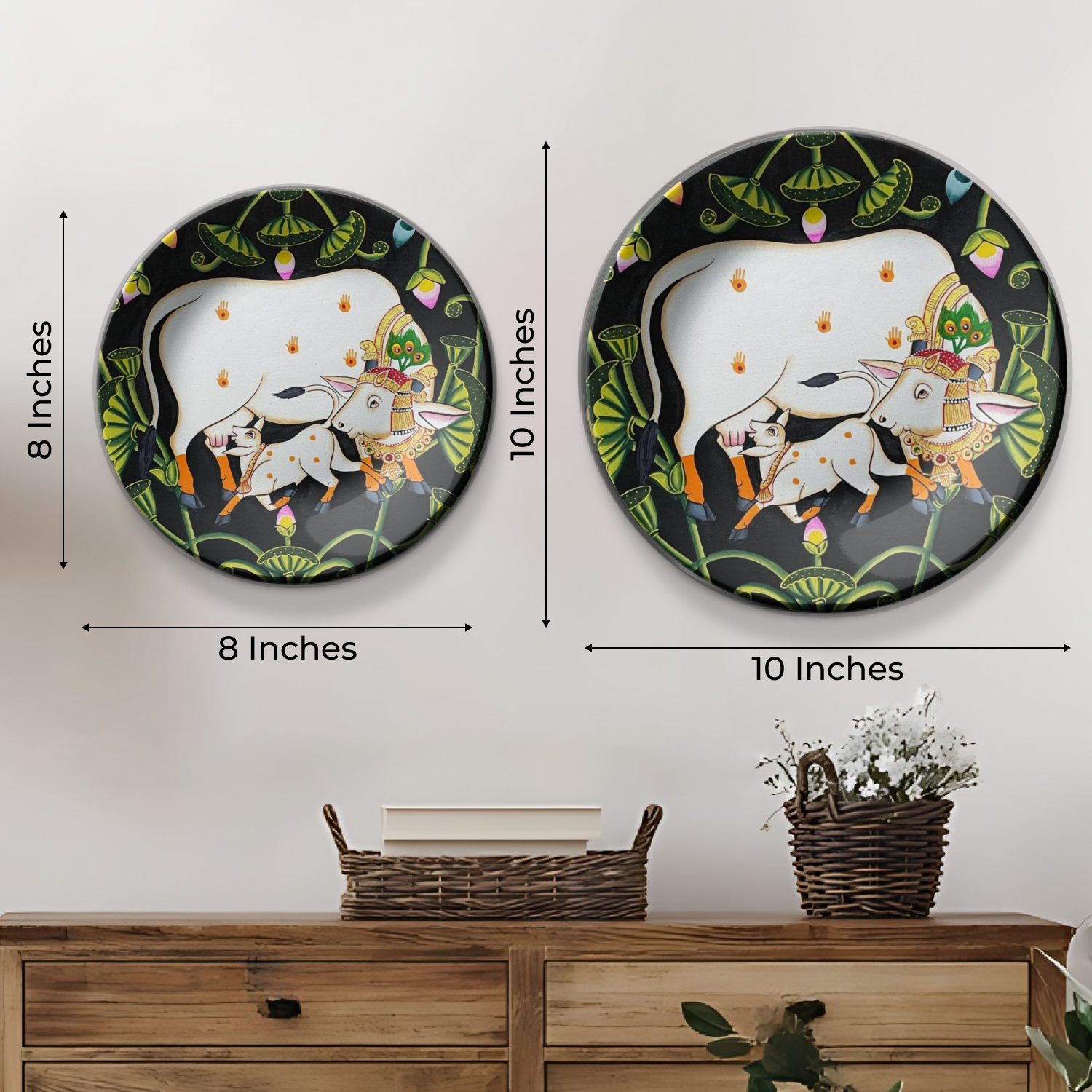 Religious Décor ceramic wall hanging plates