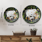 Set of 3 Shrinath Ji and Cow Pichwai Wall Plates Décor