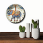 Royal Elephant Ceramic Wall Plate Home Décor