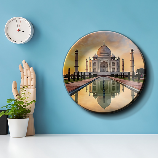 Taj Mahal ceramic plates wall decor