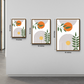 Boho Line Wood Print Wall Art Set of 2
