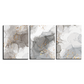 Abstract Grey Wood Print Wall Art Set of 3