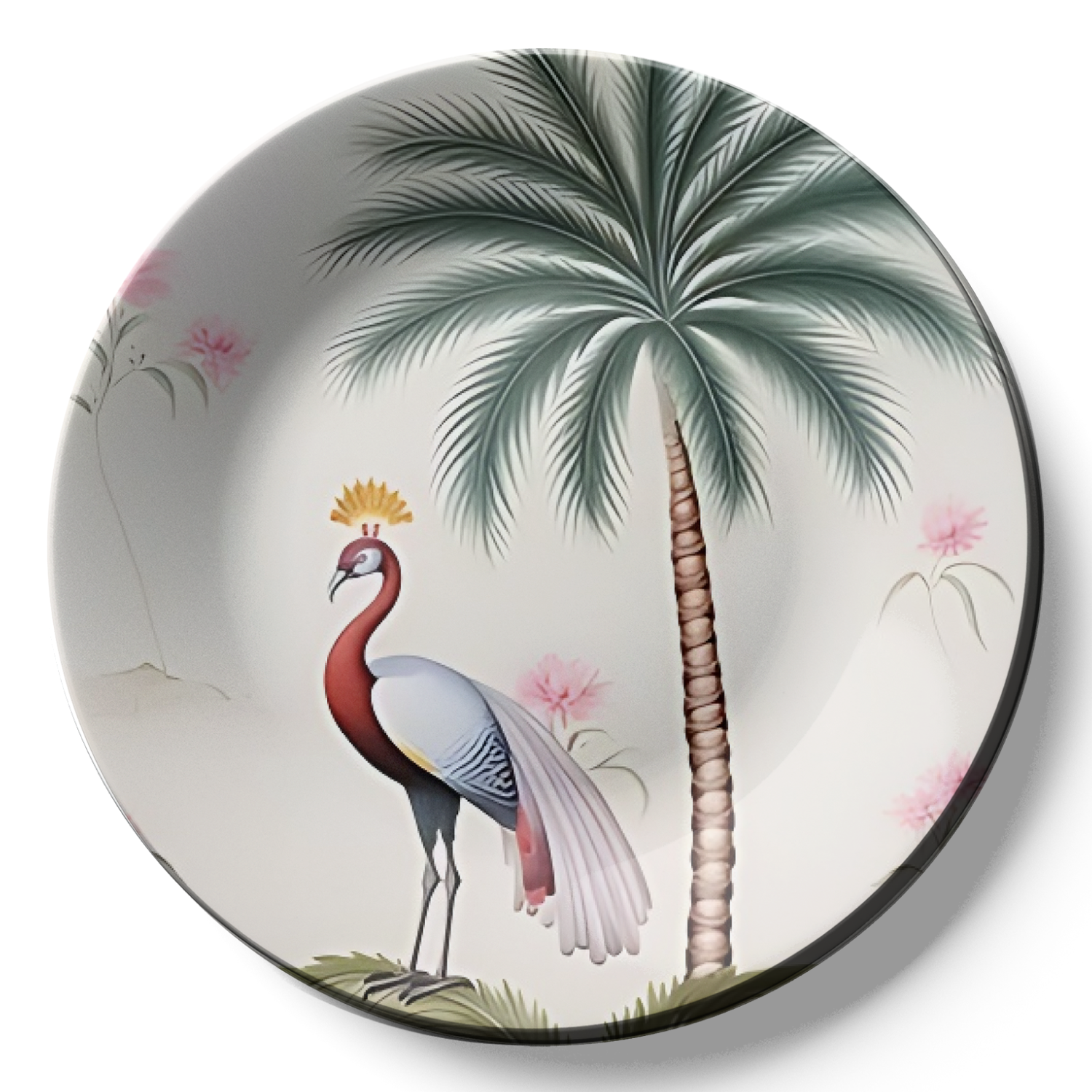 Harmonious home decoration with peacock theme wall plates