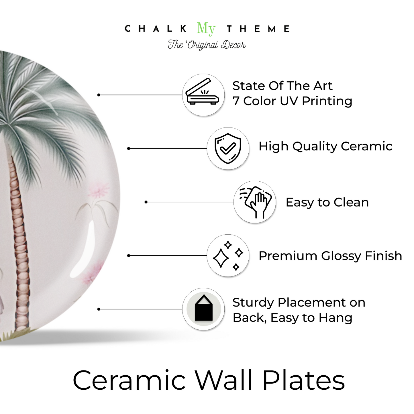 Indian traditional wall art hanging plates
