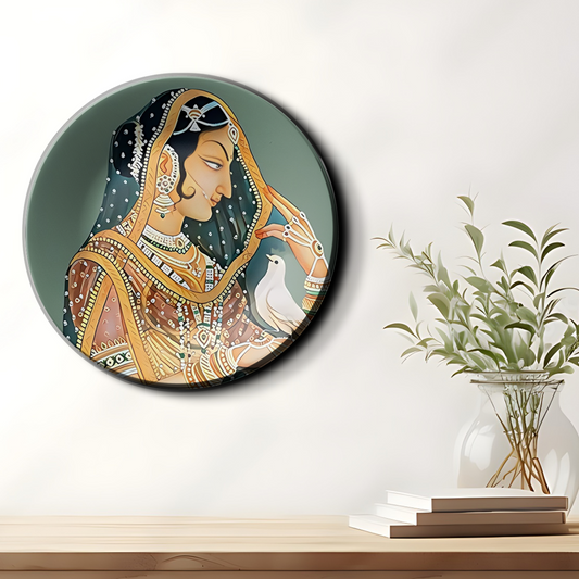 Indian royal décor wall plate holder
