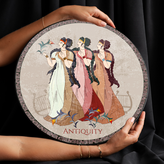 Antiquity Women Wood Print Wall Art