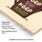 Keep Going Keep Growing Botanical Wood Print Wall Art