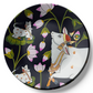 Cow sitting on leaf  wall art plates