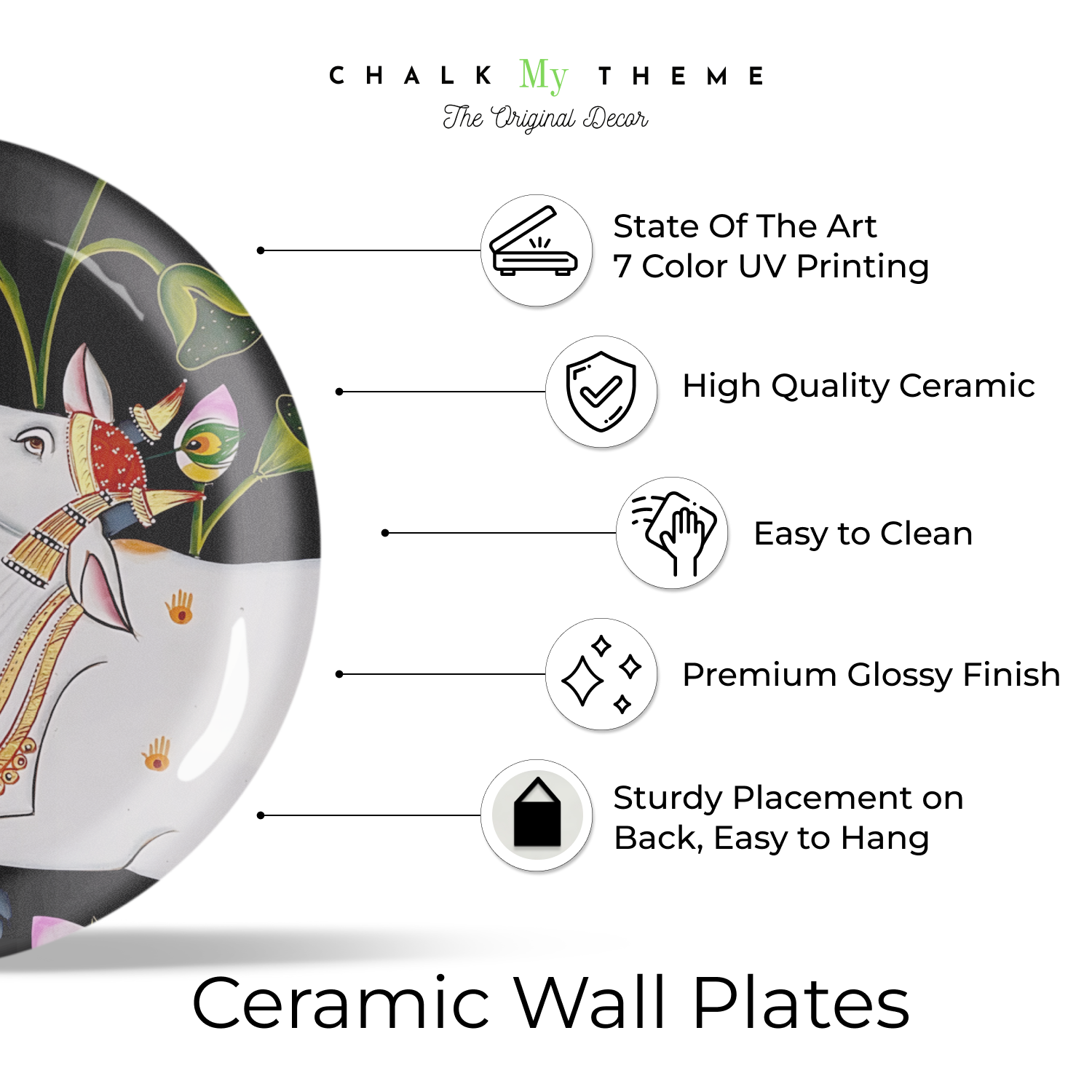 vintage ceramic cows cool plates
