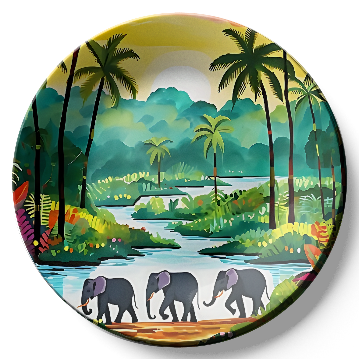 udawalawe national park plate art