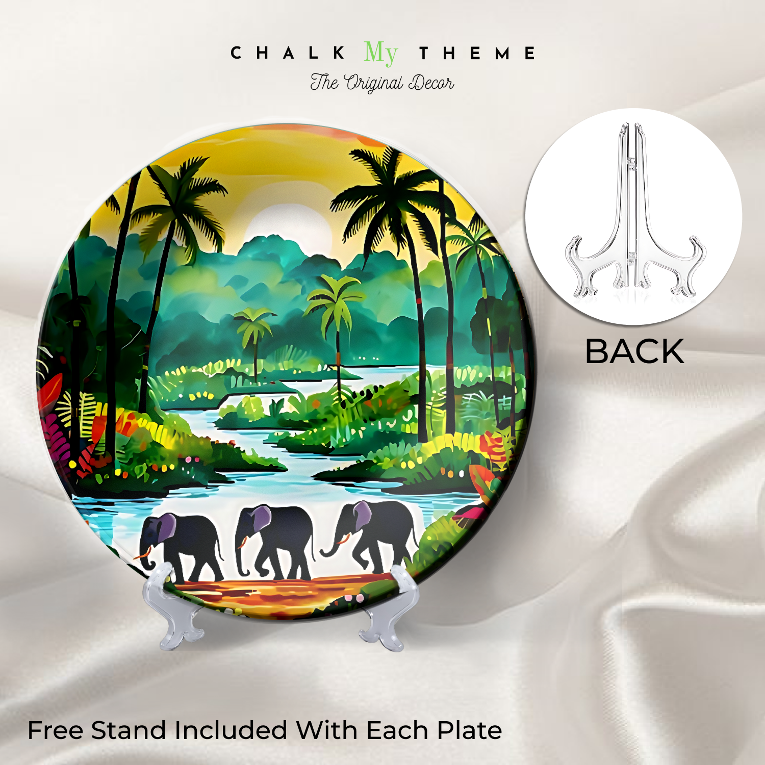 decorative wall plates national park art