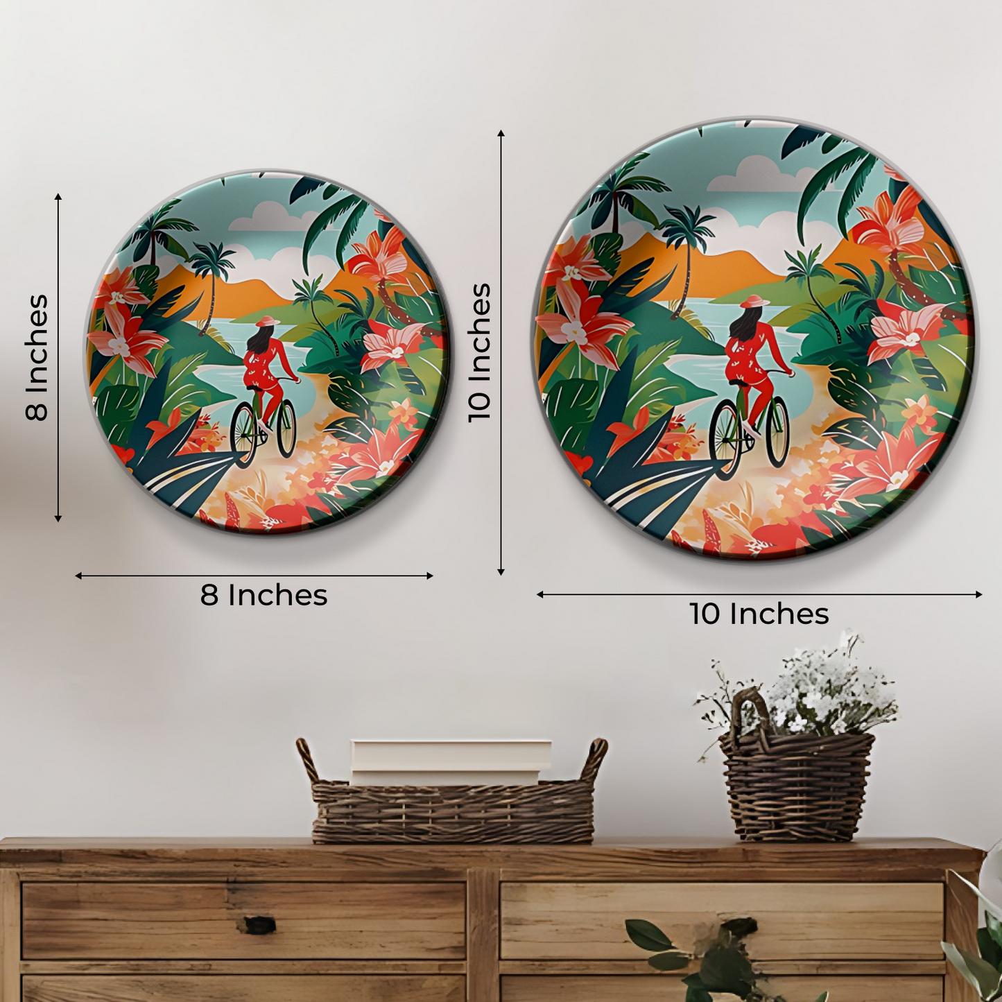 ceramic plate wall decor for home