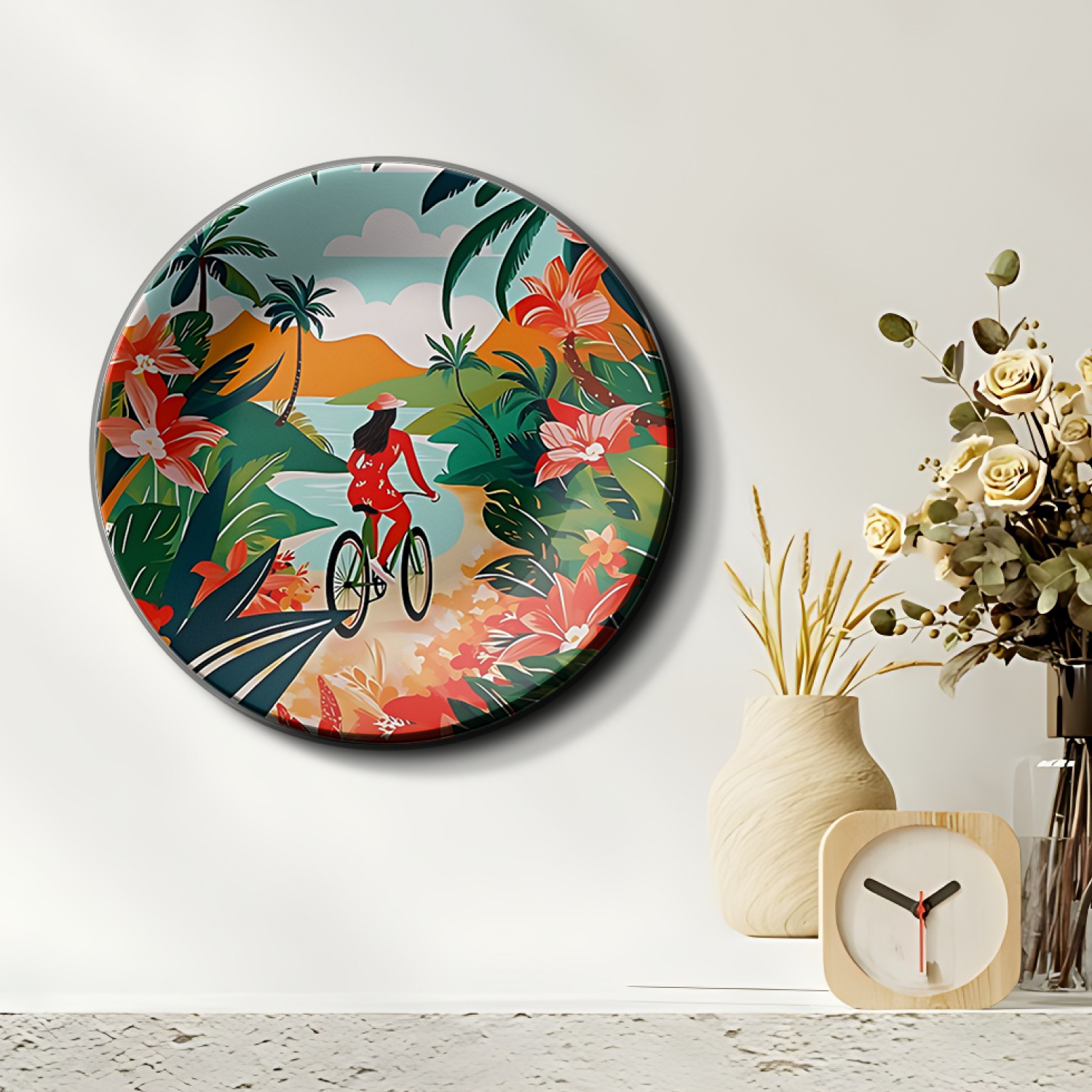ceramic plate for wall decoration