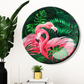 Pink Flamingos Wall Plate Home Décor