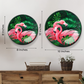 Pink Flamingos Wall Plate Home Décor