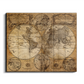 World Map Wood Print Wooden Wall Tiles Set
